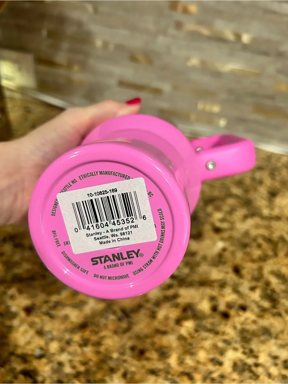 Stanley Pink Popsicle Starburst Stainless Travel Tumbler with Handle and Straw